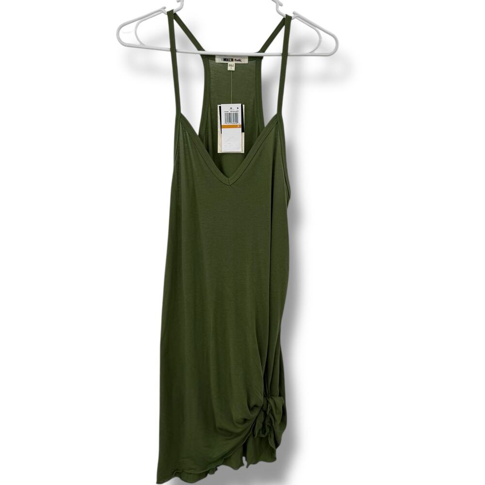 Mossimo Olive Green One-Piece Swim Dress